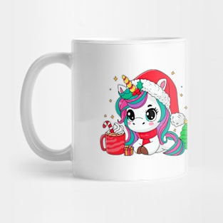 Christmas unicorn Mug